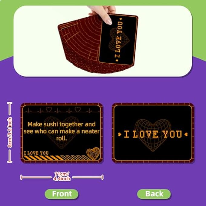 rayihni COUPLE DATE NITE CARD GAMES, CARD GAME WITH IDEAS FOR COUPLE - Image 4